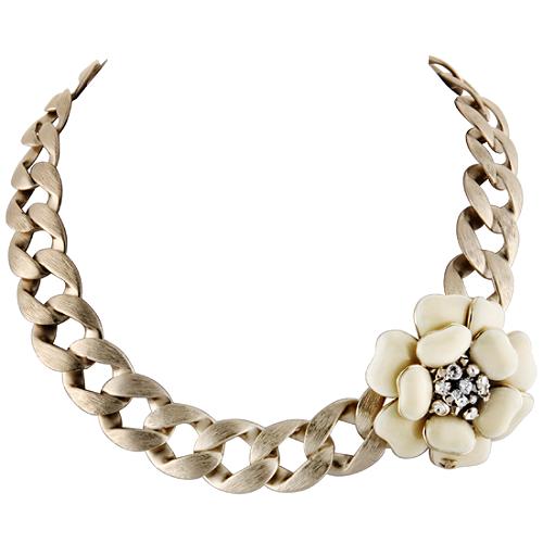 Chanel Large Flower Necklace