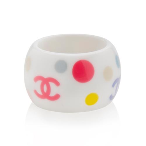 Chanel Polka Dot Ring - Size 6