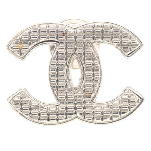 Chanel Quilted CC Brooch