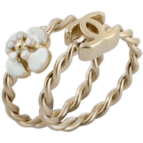 Chanel Stackable Flower Rings