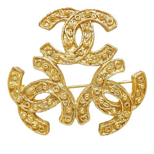 Chanel Triple CC Brooch