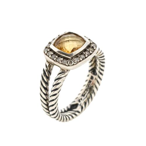 David Yurman Petite Albion Citrine Ring