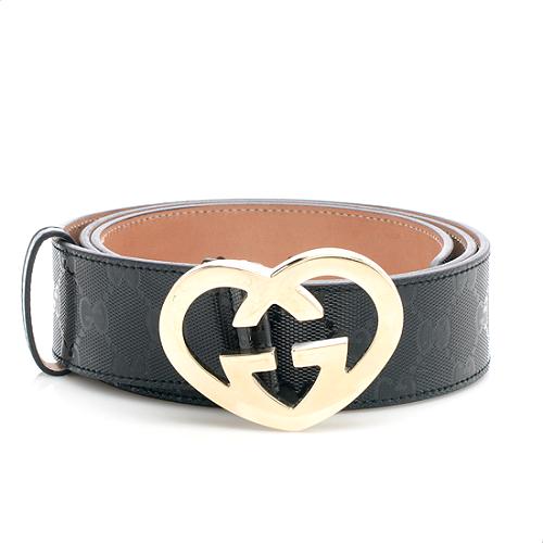 Gucci Heart Buckle Belt