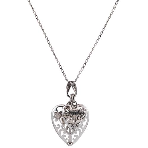 Gucci Heart Crest Necklace