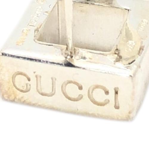 Gucci Square Metal Clip on Earrings