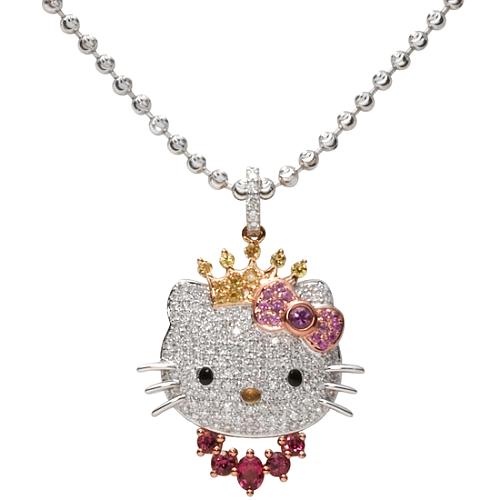 Hello Kitty Diamond Necklace