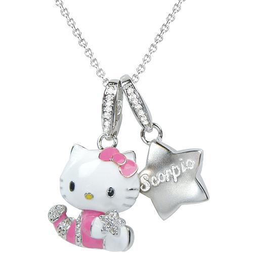 Hello Kitty Scorpio Kitty Charm Pendant