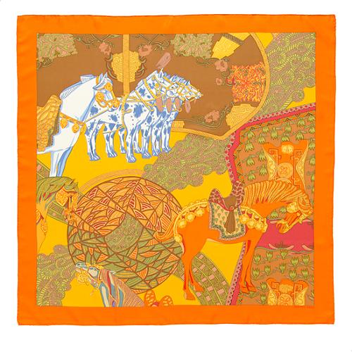 Hermes Art des Steppes II Scarf