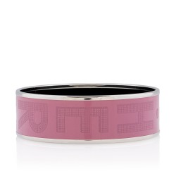 Hermes Enamel Wide Sellier Bangle Bracelet