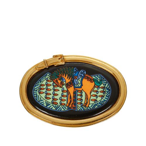 Hermes Horse Brooch