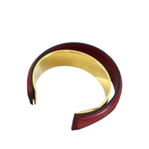 Hermes Leather Cuff Bracelet