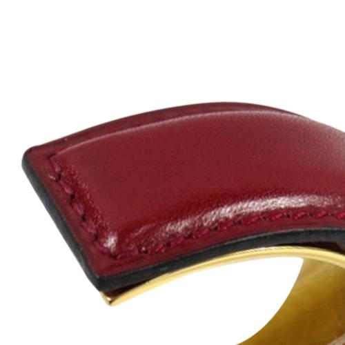 Hermes Leather Cuff Bracelet