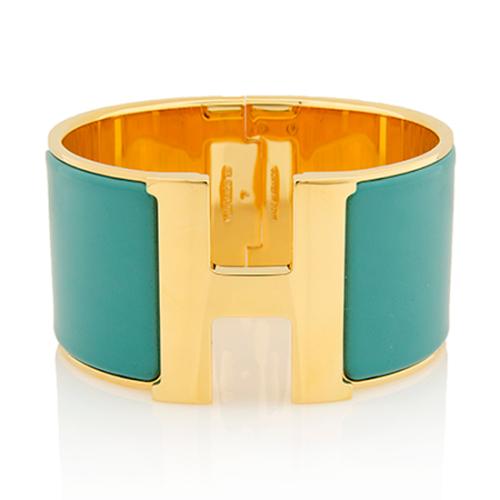 Hermes Clic H Extra Wide Bracelet