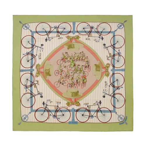 Hermes Silk Les Becanes Scarf