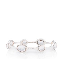 Ippolita Sterling Silver Quartz Rock Candy 8-Stone Bangle