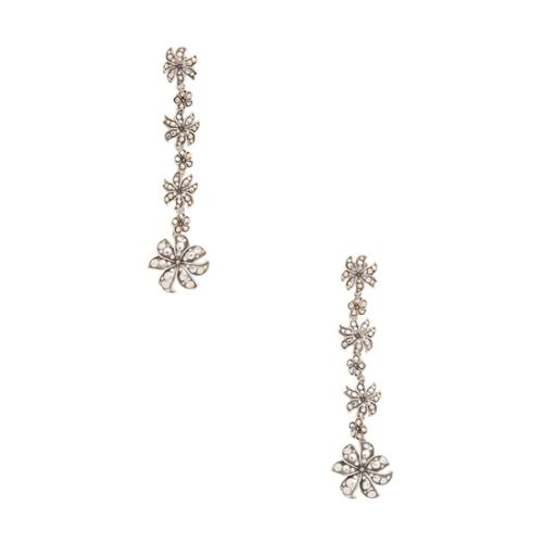 John Hardy Sterling Silver Ayu Jasmine Frangipani Drop Earrings