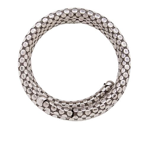 John Hardy Sterling Silver Dot Triple Coil Bracelet