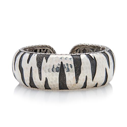 John Hardy Sterling Silver Palu Macon Kick Cuff 