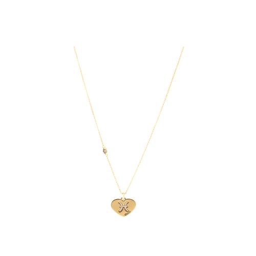 Juicy Couture Pisces Zodiac Wish Necklace