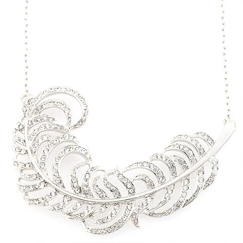 Kenneth Jay Lane Feather Necklace