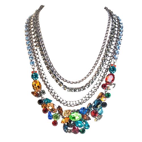 Kenneth Jay Lane Multi Strand Necklace