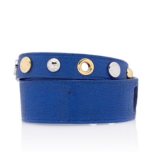 Louis Vuitton Leather Wrap Spike It Bracelet - FINAL SALE