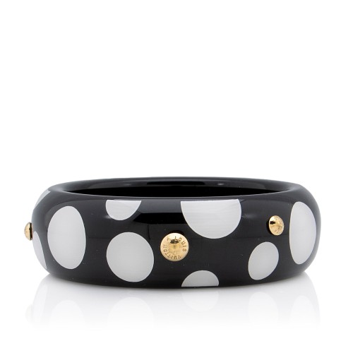 Louis Vuitton Limited Edition Dots Infinity Bangle Wide Bracelet