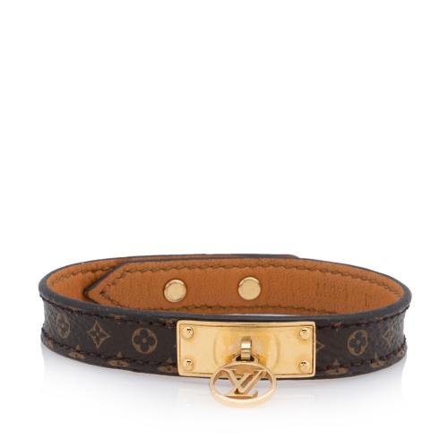 Louis Vuitton Monogram Canvas Logomania Bracelet