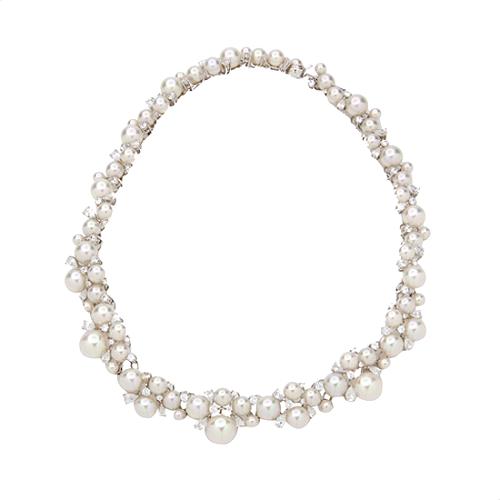 Majorica Pearl Collar Necklace 