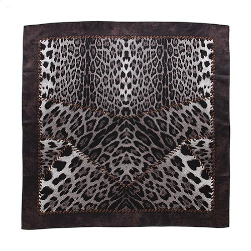 Roberto Cavalli Leopard Scarf