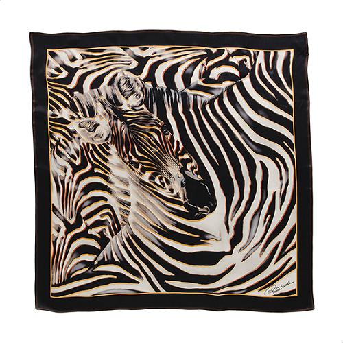 Roberto Cavalli Zebra Scarf