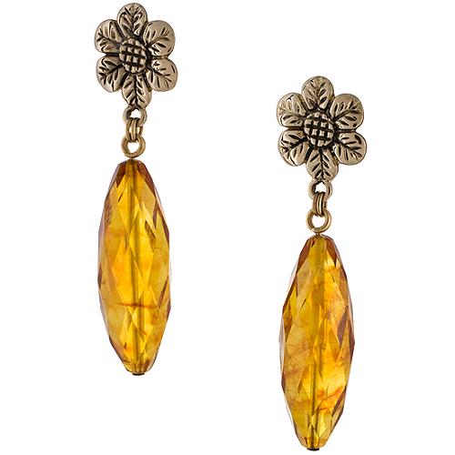 Stephen Dweck Beijing Amber Drop Earrings