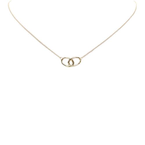 Tiffany & Co. 18K Interlocking Loop Necklace