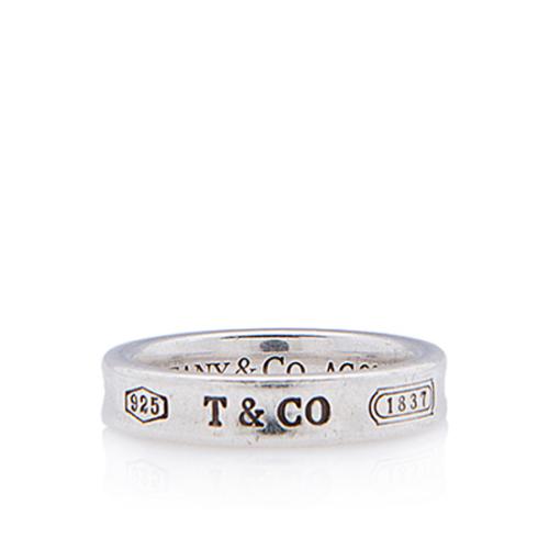 Tiffany & Co. Sterling Silver 1837 Thin Ring - Size 5