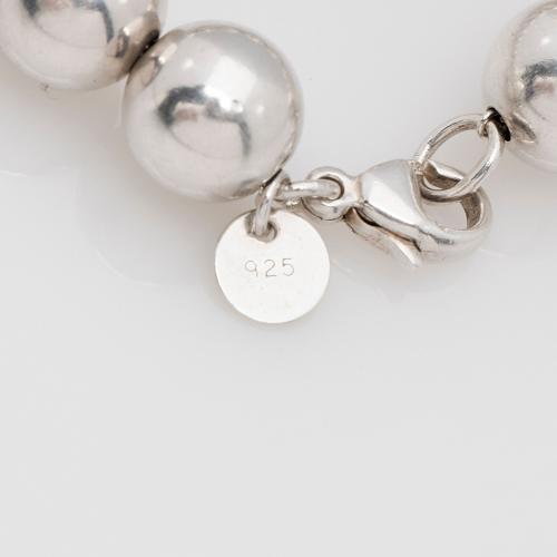 Tiffany & Co. Sterling Silver HardWear Ball 10mm Medium Bracelet