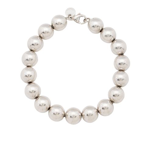 Tiffany & Co. Sterling Silver HardWear Ball 10mm Medium Bracelet