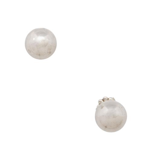 Tiffany & Co. Sterling Silver HardWear Ball 10mm Stud Earrings