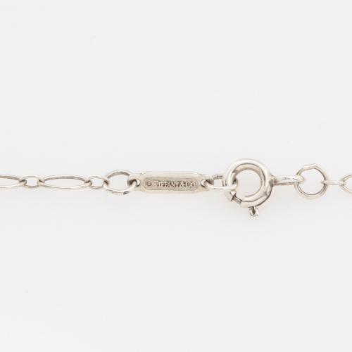 Tiffany & Co. Sterling Silver Heart Key Necklace