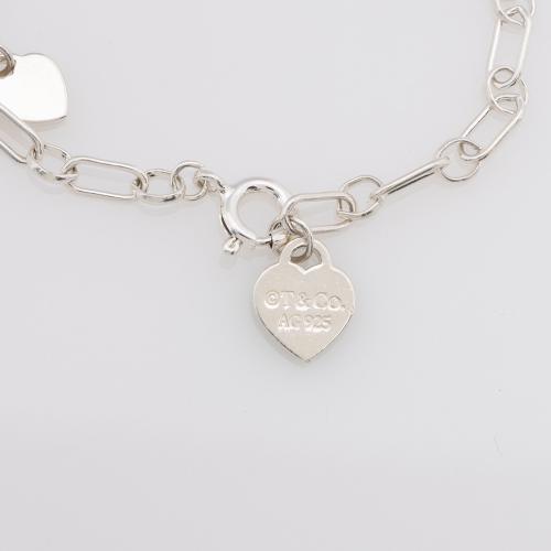 Tiffany & Co. Sterling Silver Love Notes Charm Bracelet