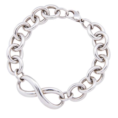 Tiffany & Co. Sterling Silver Infinity Bracelet