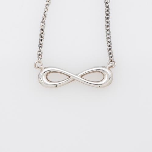 Tiffany & Co. Sterling Silver Infinity Necklace