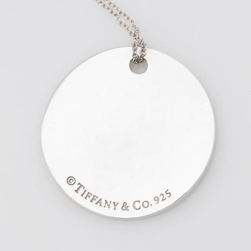 Tiffany & Co. Sterling Silver Notes Round Necklace