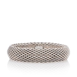 Tiffany & Co. Sterling Silver Somerset Mesh Bracelet