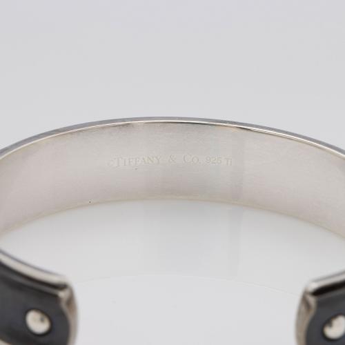 Tiffany & Co. Titanium Sterling Silver 1837 Cuff