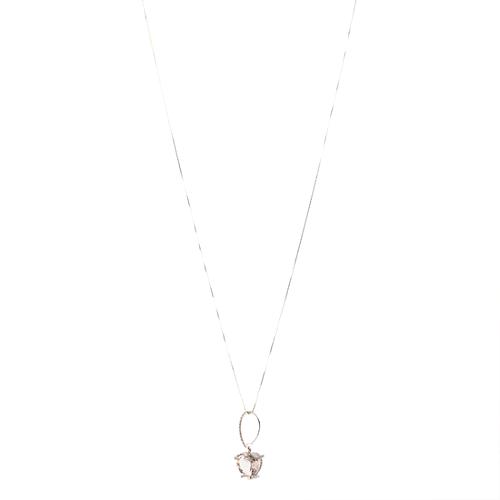 Vera Wang Morganite Heart Necklace