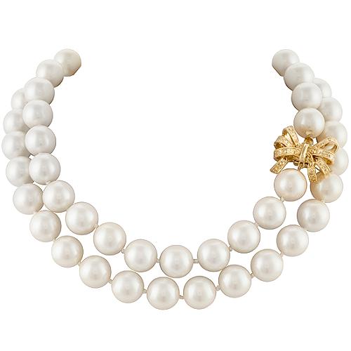 kate spade Pearl & Bow Necklace