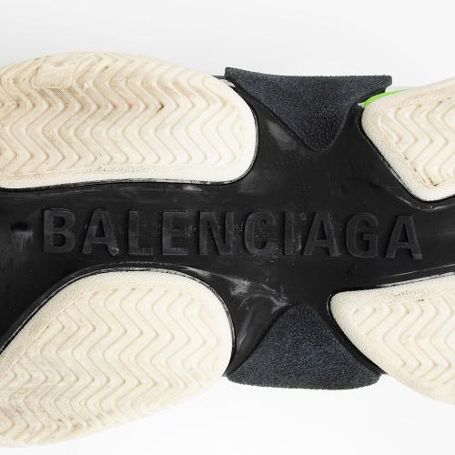 Balenciaga Calfskin Mesh Triple S Sneakers - Size 10 / 40