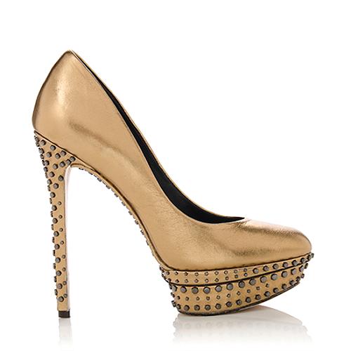 B Brian Atwood Finvarra Studded Pumps - Size 8 / 38