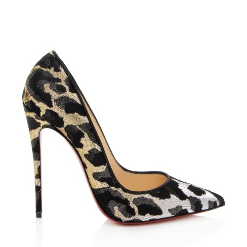 Christian Louboutin Lurex Feline So Kate Pumps - Size 9.5 / 39.5