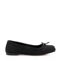 Christian Louboutin Silk Mamadrague Flats - Size 7 / 37